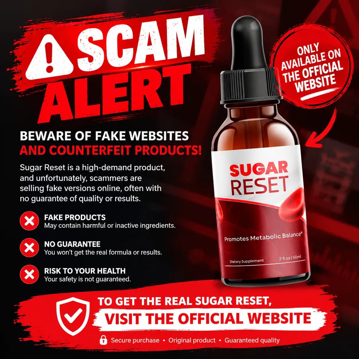 Sugar Reset scam alert